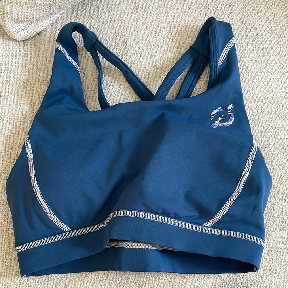 Blue Sports Bra